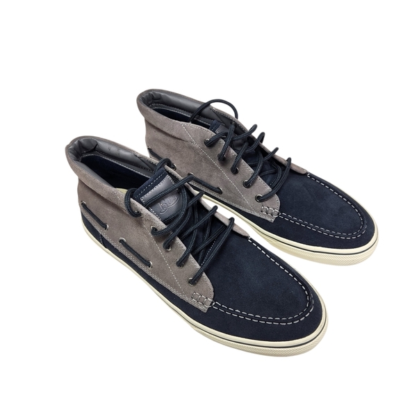 G.H. Bass & Co. Men’s Navy Blue Leather Chukka Boots with White Sole NWT G.H. Bass & Co. | Shoes | G H Bass Co Blue Suede Leather  main image 2